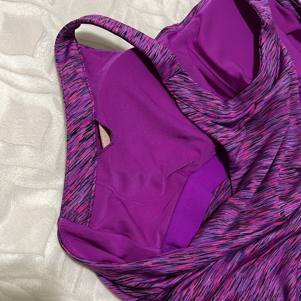 Purple Racer Back Dress - Picture 8 of 12
